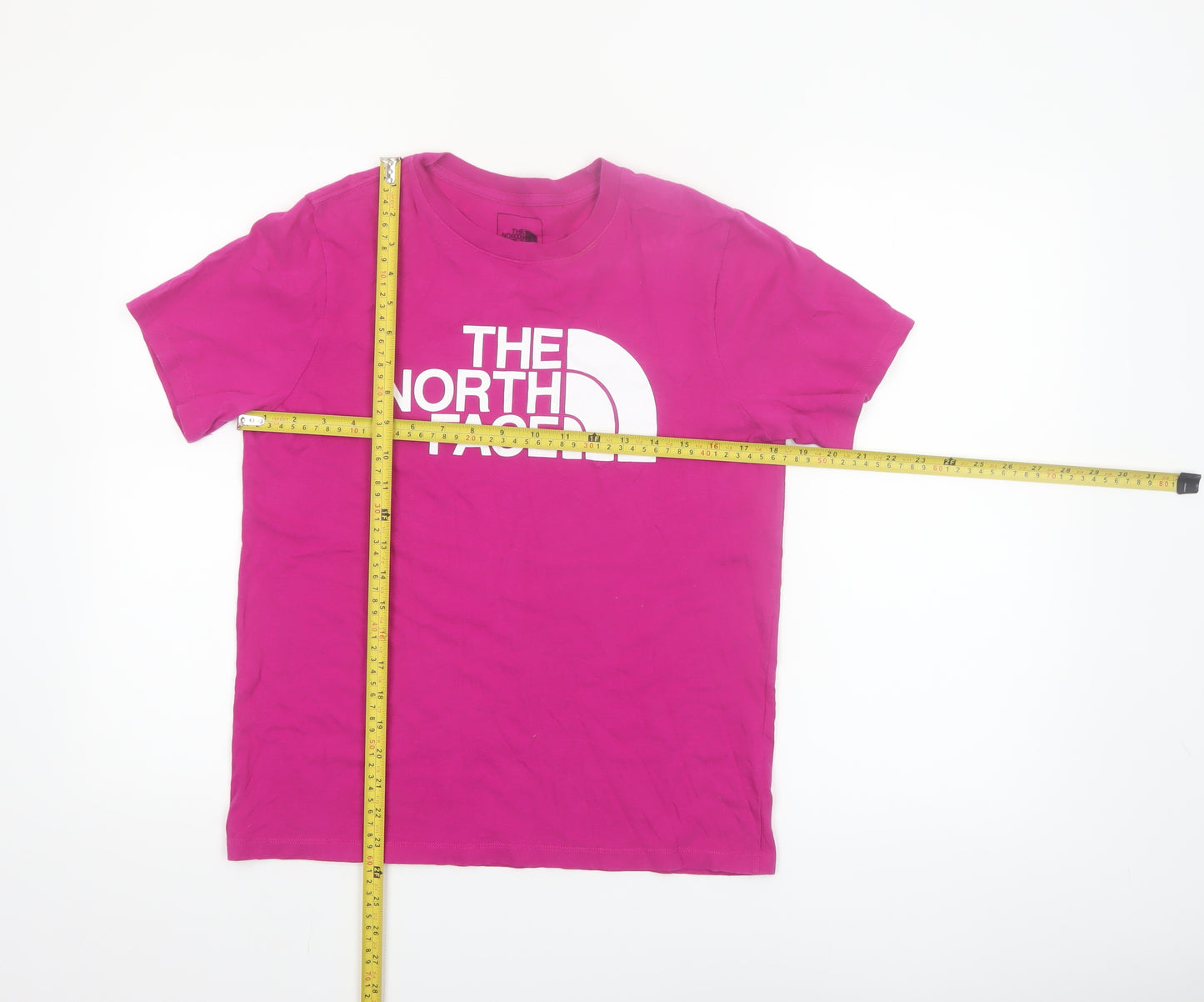 The North Face Womens Pink Short Sleeve Cotton T-Shirt Size S