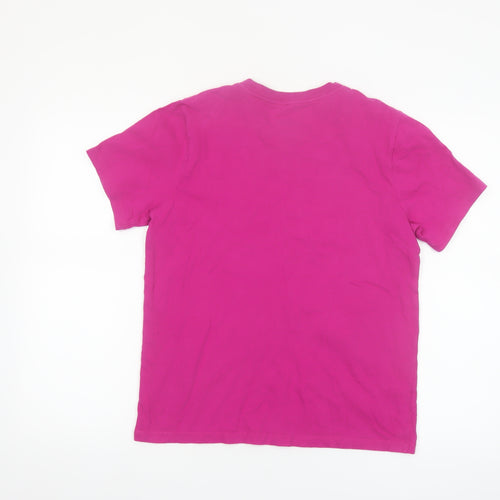 The North Face Womens Pink Short Sleeve Cotton T-Shirt Size S