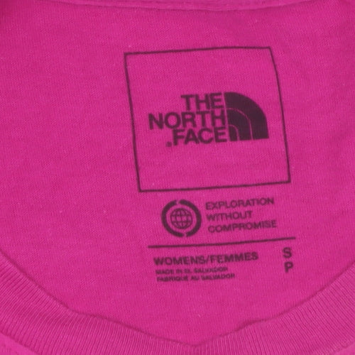 The North Face Womens Pink Short Sleeve Cotton T-Shirt Size S