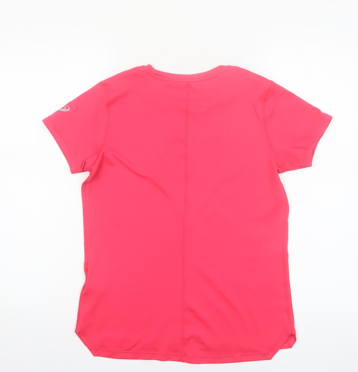 ASICS Womens Pink Short Sleeve Running T-Shirt Size S