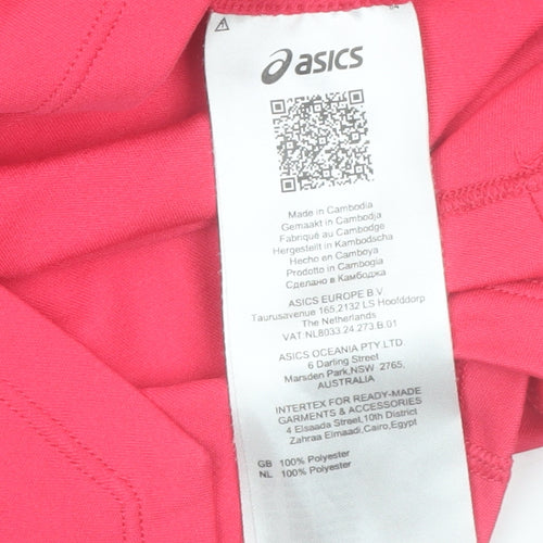 ASICS Womens Pink Short Sleeve Running T-Shirt Size S