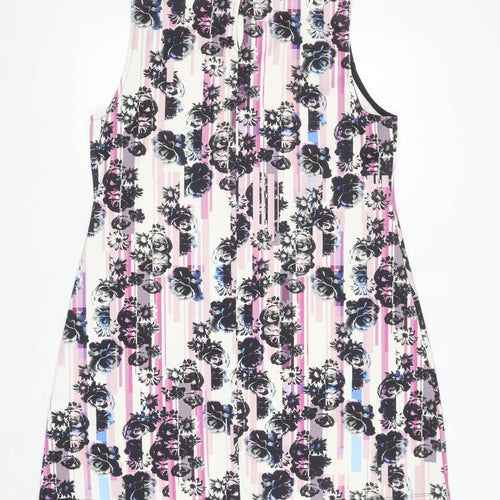 Definitions Women's Multicoloured Floral Shift Dress Size 18