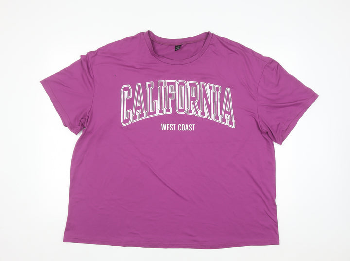 SHEIN Curve Women’s Purple California Graphic T-Shirt 2XL