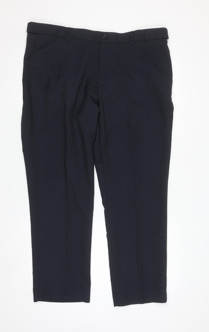 Farah Classic Men's Black 40x29 Dress Pants Trousers