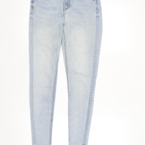 Denim Co Women's Light Blue Skinny Jeans Size 8 Mid Rise Stretch