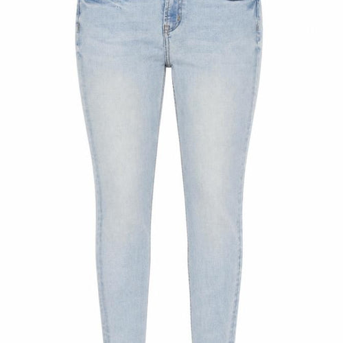 Denim Co Women's Light Blue Skinny Jeans Size 8 Mid Rise Stretch