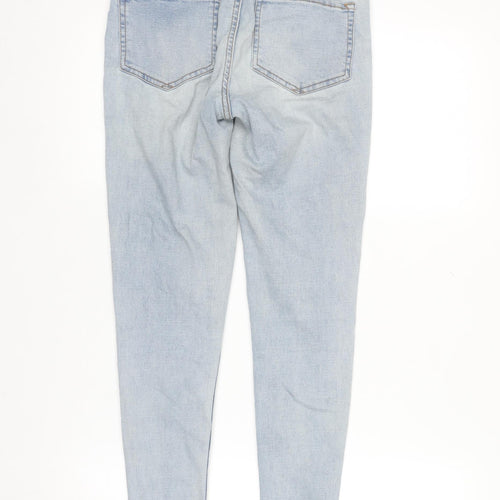 Denim Co Women's Light Blue Skinny Jeans Size 8 Mid Rise Stretch