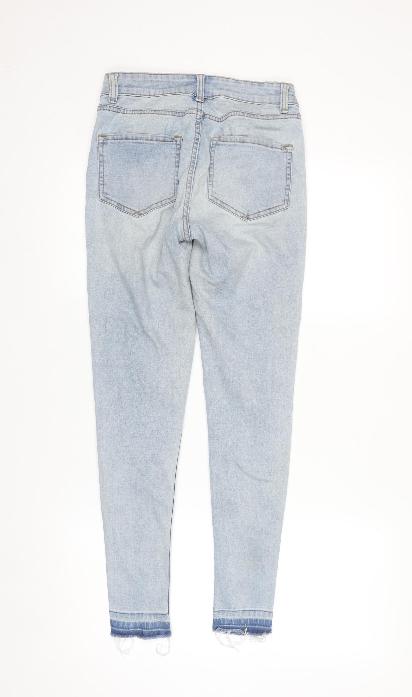 Denim Co Women's Light Blue Skinny Jeans Size 8 Mid Rise Stretch