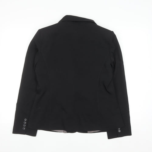 Atmosphere Women's Black Size 16 Single-Breasted Blazer Jacket