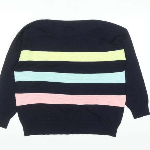 Dunnes Stores Women’s Multicoloured Stripe Knit Jumper Size 16