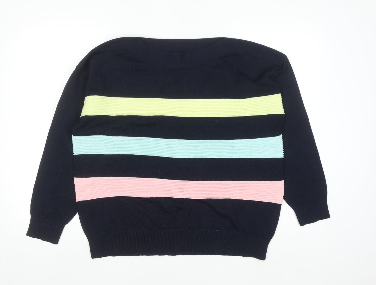 Dunnes Stores Women’s Multicoloured Stripe Knit Jumper Size 16