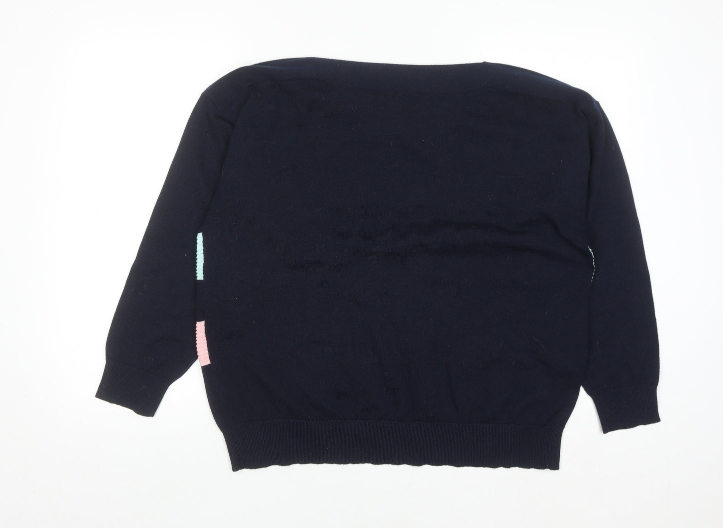 Dunnes Stores Women’s Multicoloured Stripe Knit Jumper Size 16
