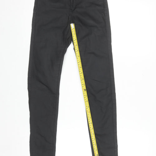 Noisy May Womens Black Skinny Jeans XXS L30 Stretch Denim