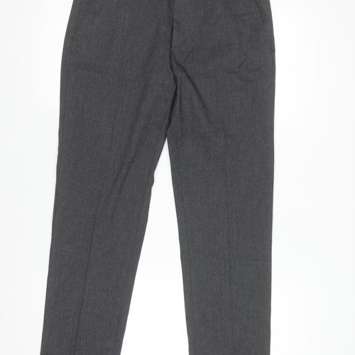 Dunnes Stores Men's Grey Regular Fit Dress Trousers 30W 31L