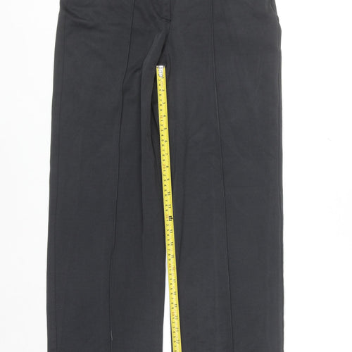 Primark Women’s Black Size 10 Straight Leg Work Trousers