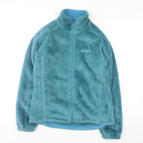 Sprayway Women's Blue Full Zip Fleece Jacket UK 12 M Polyester