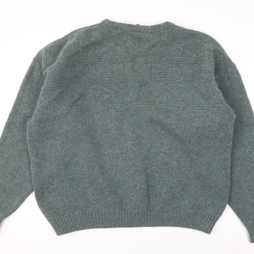 Gaeltarra Ireland Men's Green Wool Pullover Jumper XL