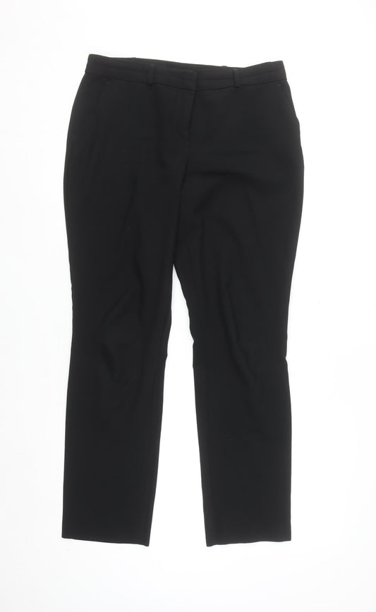 Dunnes Women Black Size 12 Straight Leg Dress Pants Trousers