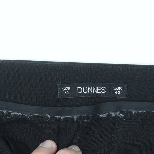 Dunnes Women Black Size 12 Straight Leg Dress Pants Trousers