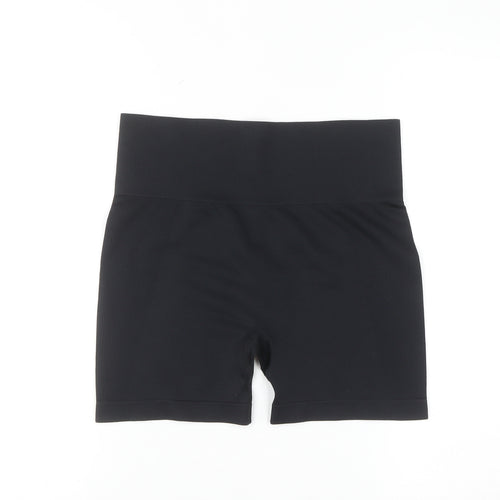 Primark Women’s Black Biker Activewear Shorts Medium Stretch Workout