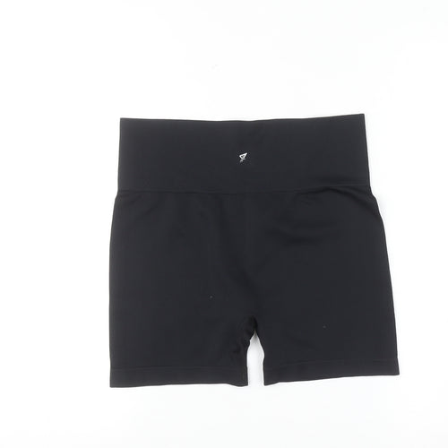 Primark Women’s Black Biker Activewear Shorts Medium Stretch Workout
