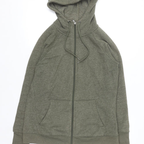 Tek Gear Men's Green Full Zip Fleece Hoodie Size M