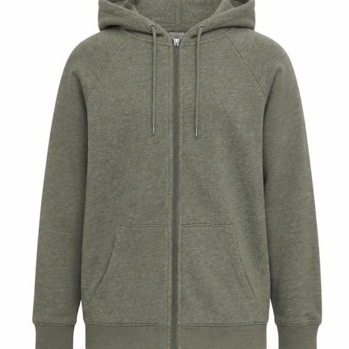 Tek Gear Men's Green Full Zip Fleece Hoodie Size M