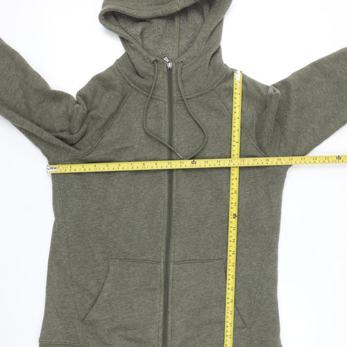 Tek Gear Men's Green Full Zip Fleece Hoodie Size M