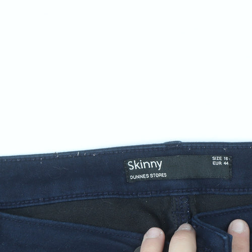 Dunnes Stores Women Blue Stretch Skinny Jegging Size 16