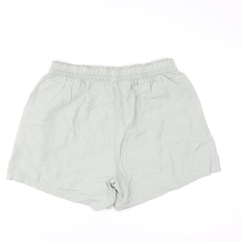 Dunnes Stores Women’s Beige Linen Blend Pull-On Casual Shorts Size 12