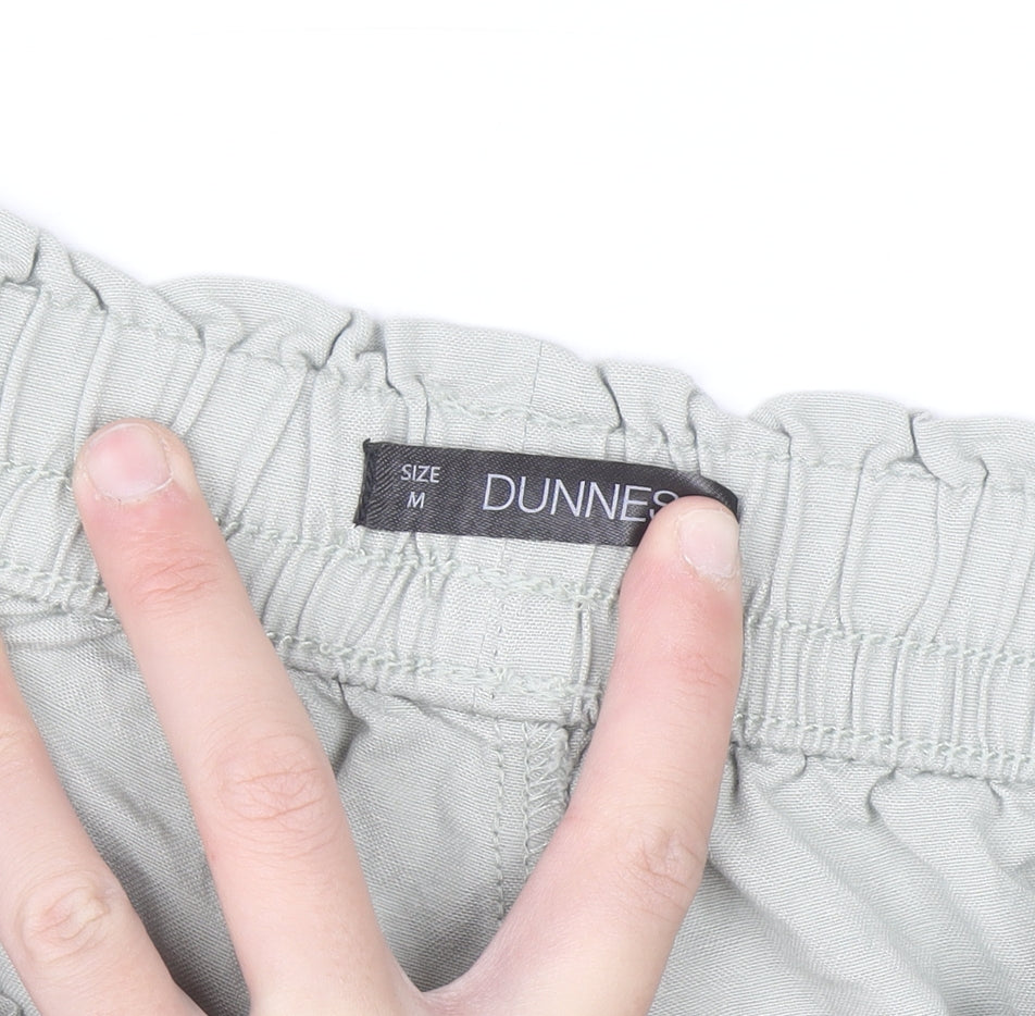 Dunnes Stores Women’s Beige Linen Blend Pull-On Casual Shorts Size 12