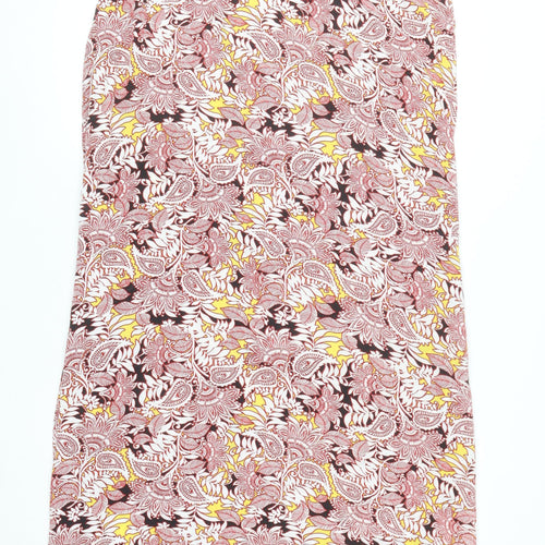 Marks and Spencer Women's Multicoloured Paisley Slip Dress Size 20