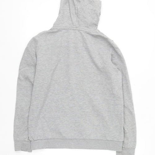 Jack & Jones Boys Grey Pullover Hoodie Size 164 Cotton Blend Casual