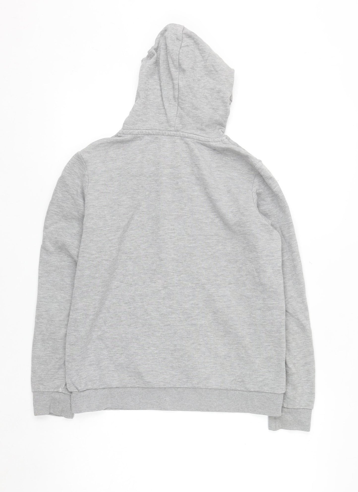 Jack & Jones Boys Grey Pullover Hoodie Size 164 Cotton Blend Casual