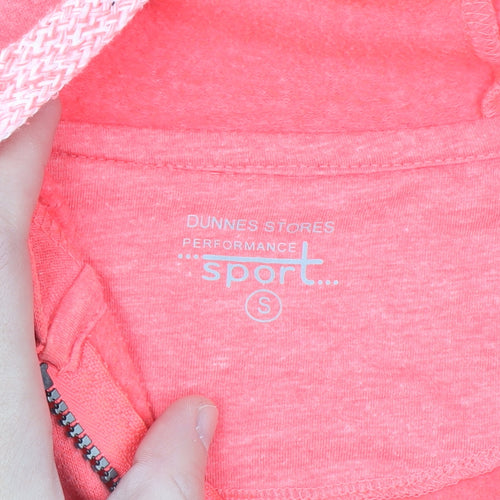 Dunnes Stores Women’s Pink Full Zip Hoodie Small Hooded Fleece