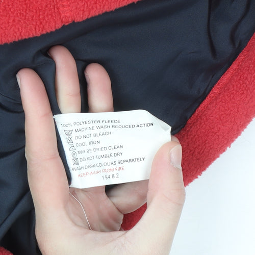 Portwest Men's Red Fleece Bodywarmer Waistcoat Size L