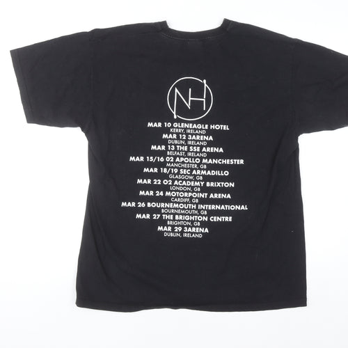 Fruit of the Loom Women's Black Music Tour T-Shirt Size L