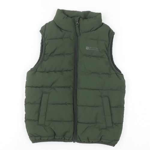Mountain Warehouse Boys Green 3-4 Years Padded Water Resistant Bodywarmer