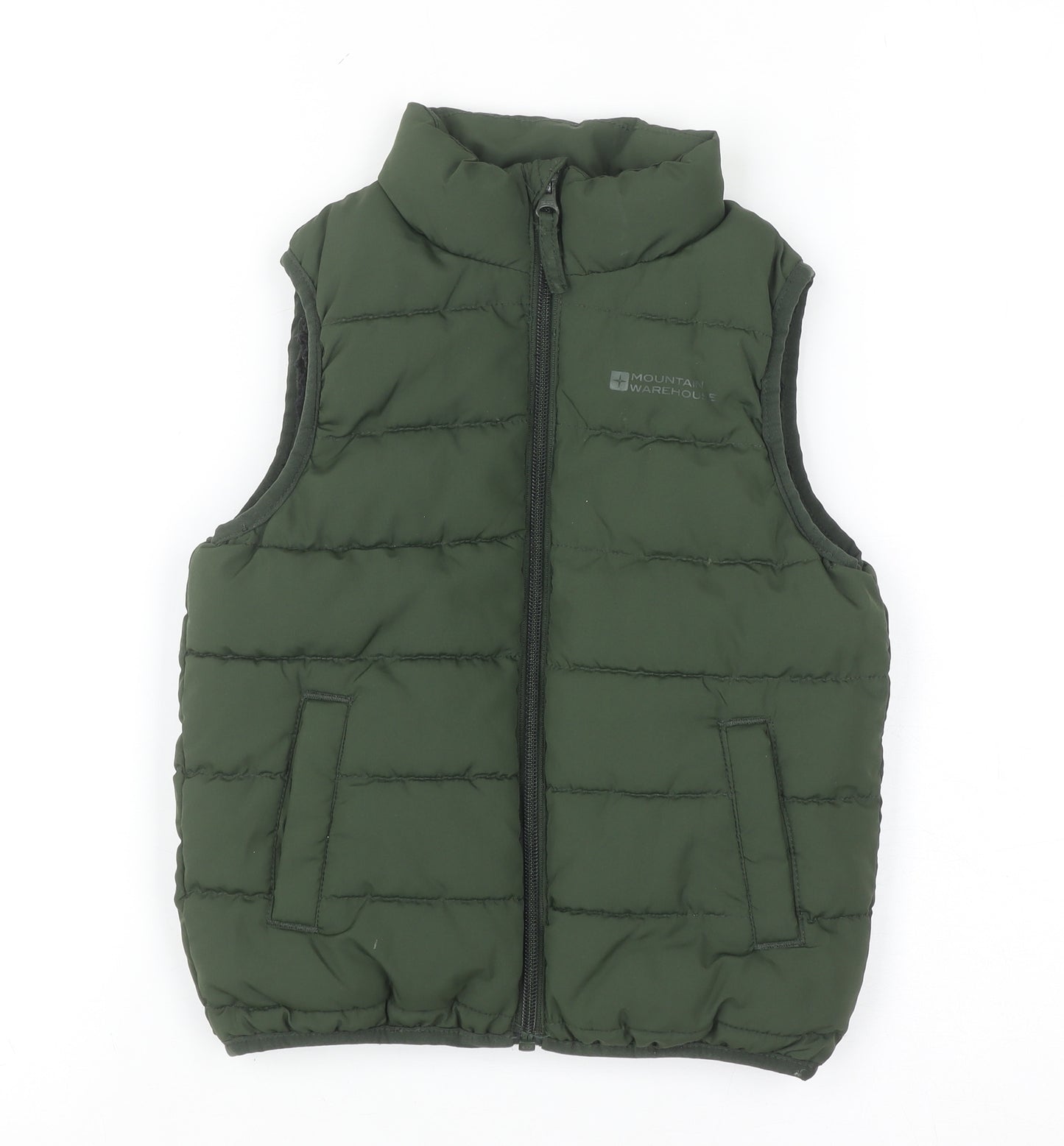 Mountain Warehouse Boys Green 3-4 Years Padded Water Resistant Bodywarmer