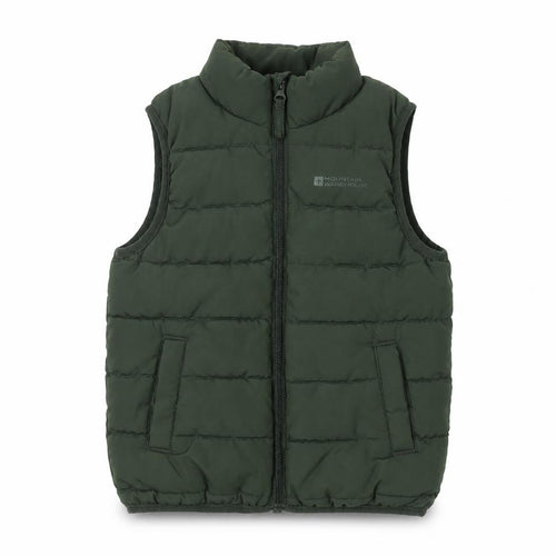 Mountain Warehouse Boys Green 3-4 Years Padded Water Resistant Bodywarmer