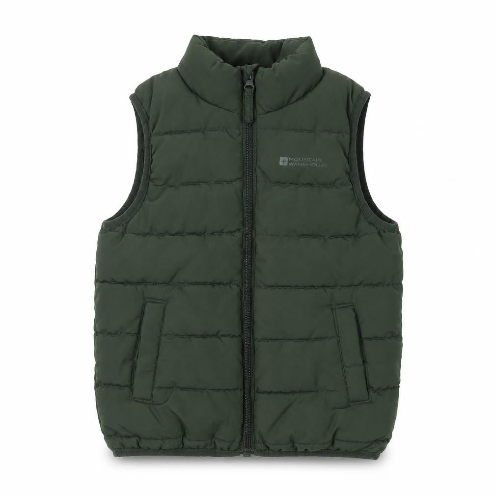 Mountain Warehouse Boys Green 3-4 Years Padded Water Resistant Bodywarmer
