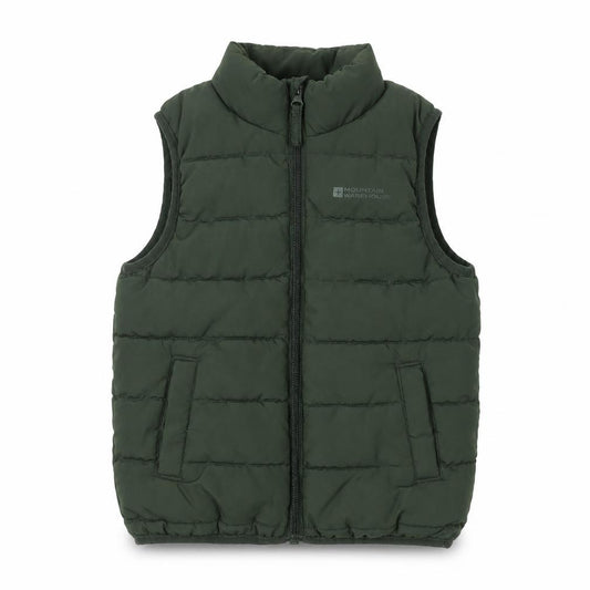 Mountain Warehouse Boys Green 3-4 Years Padded Water Resistant Bodywarmer