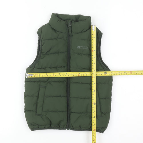 Mountain Warehouse Boys Green 3-4 Years Padded Water Resistant Bodywarmer