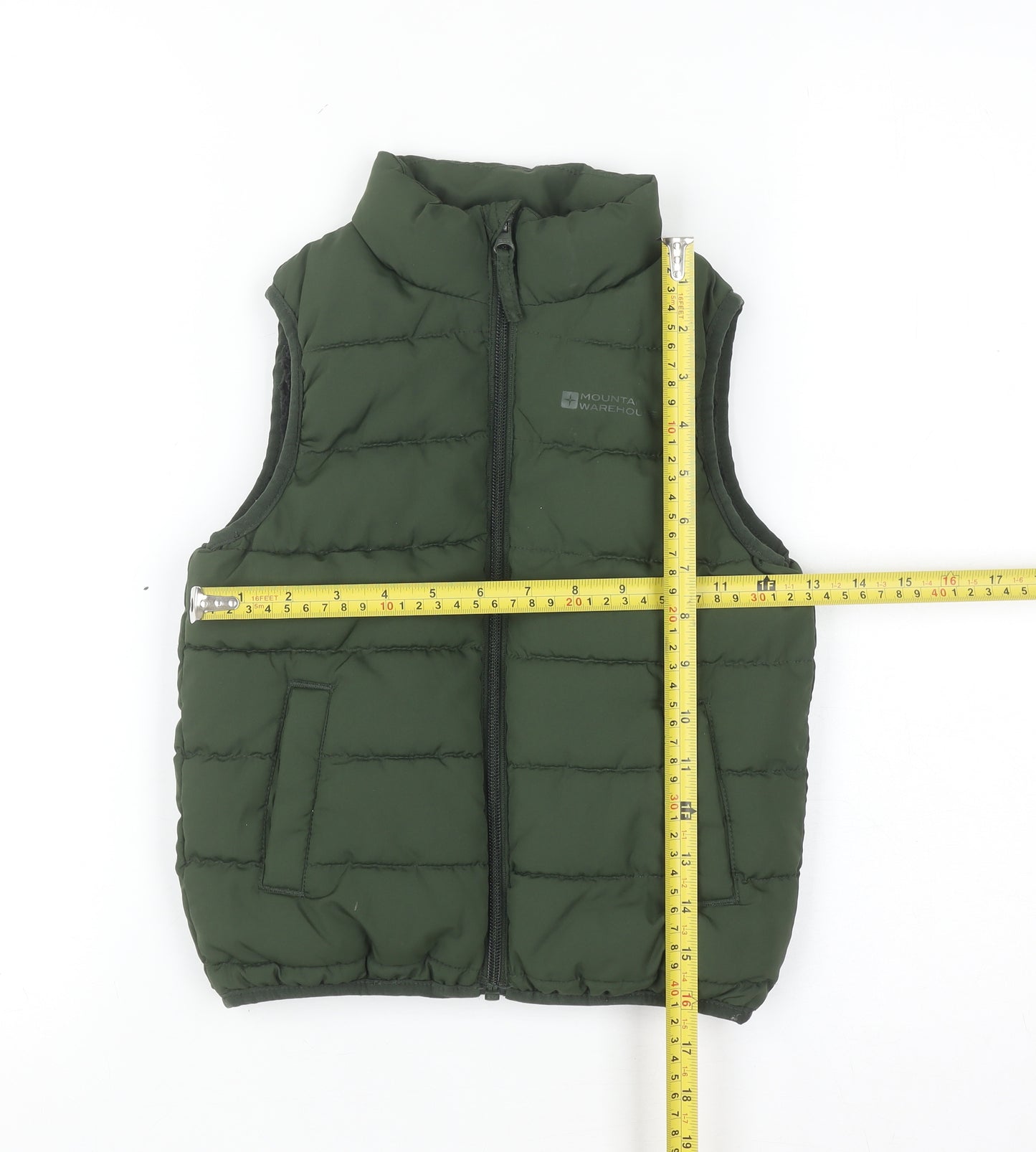 Mountain Warehouse Boys Green 3-4 Years Padded Water Resistant Bodywarmer