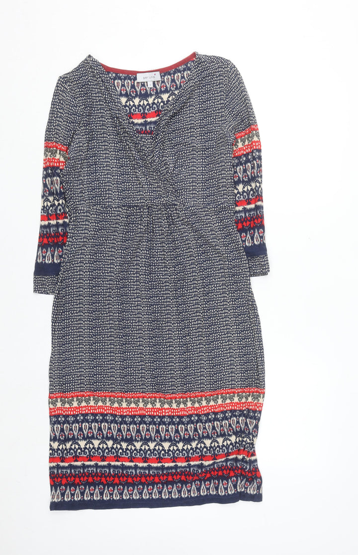 Marks and Spencer Per Una Women's Multicoloured Size 12 Wrap Dress