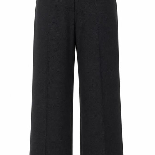 Dunnes Stores Womens Black Straight Leg Trousers Size 10 Regular Fit