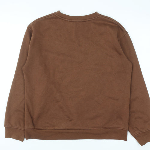Dunnes Women Brown Élysée Palace Paris Pullover Sweatshirt XS