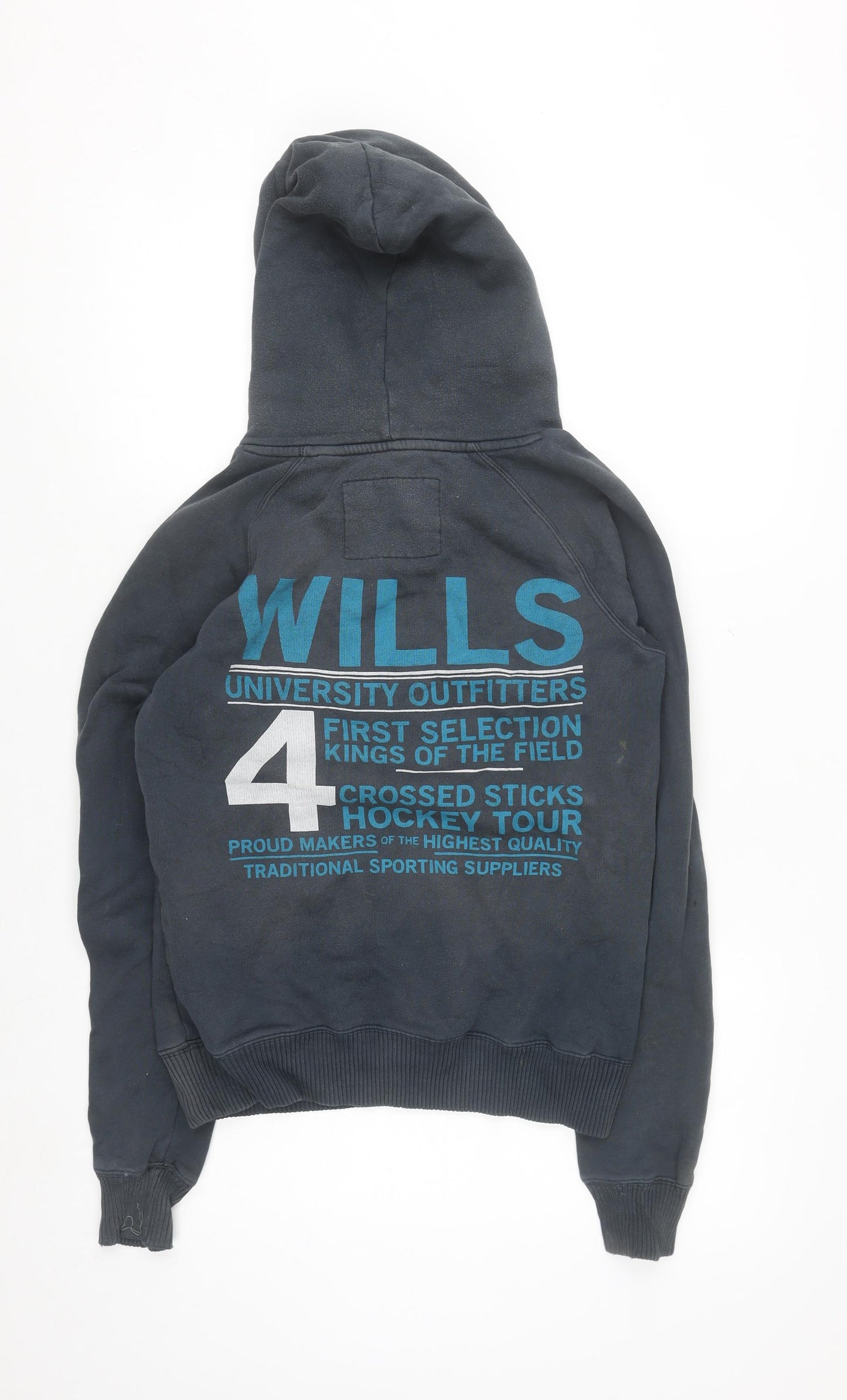 Jack Wills Women's Navy Blue Pullover Hoodie Size 8 Cotton Blend