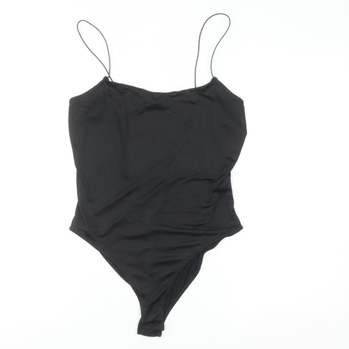 Primark Women's Black Camisole Bodysuit Size 12 Stretch Jersey