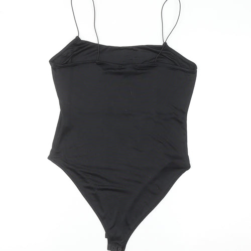 Primark Women's Black Camisole Bodysuit Size 12 Stretch Jersey